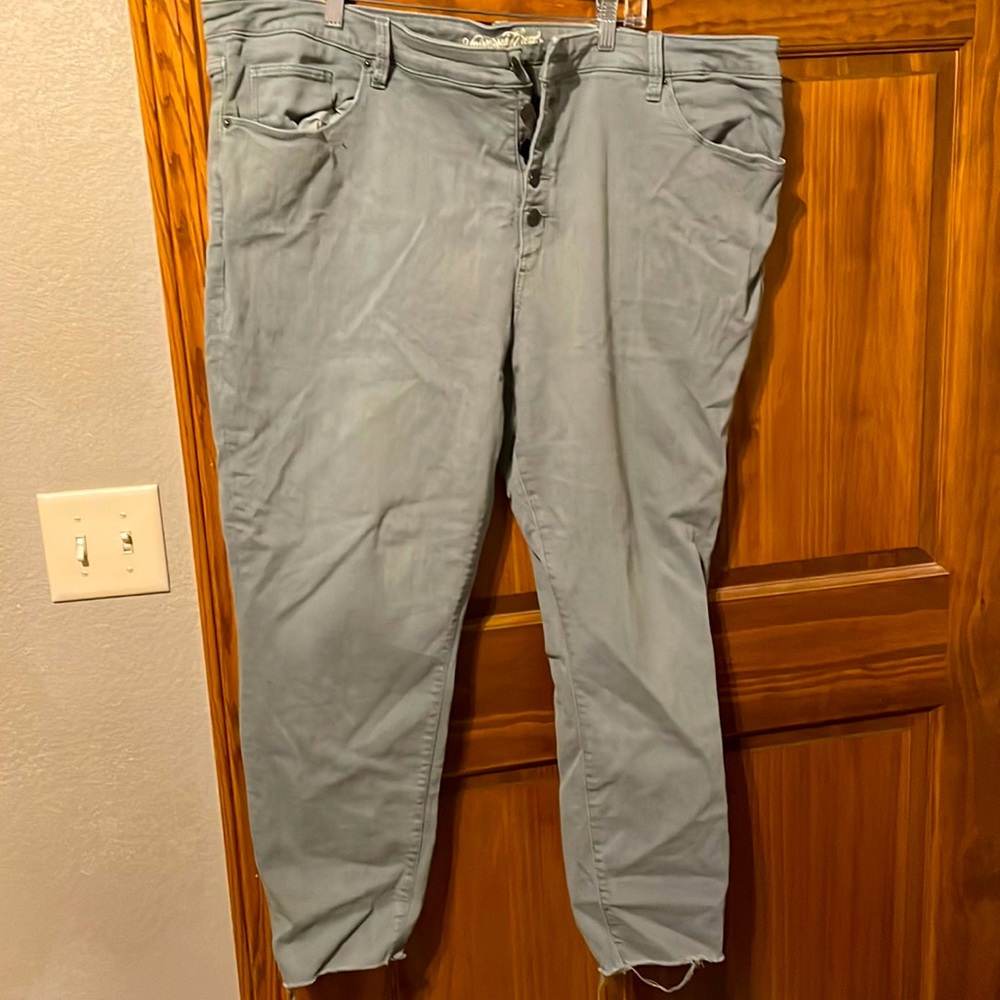 Jeans Size 24 Gray Blue color